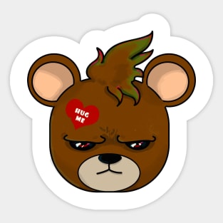 Hug Me Bear Sticker